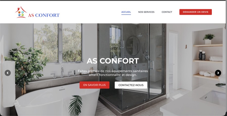 Interface de AS Confort