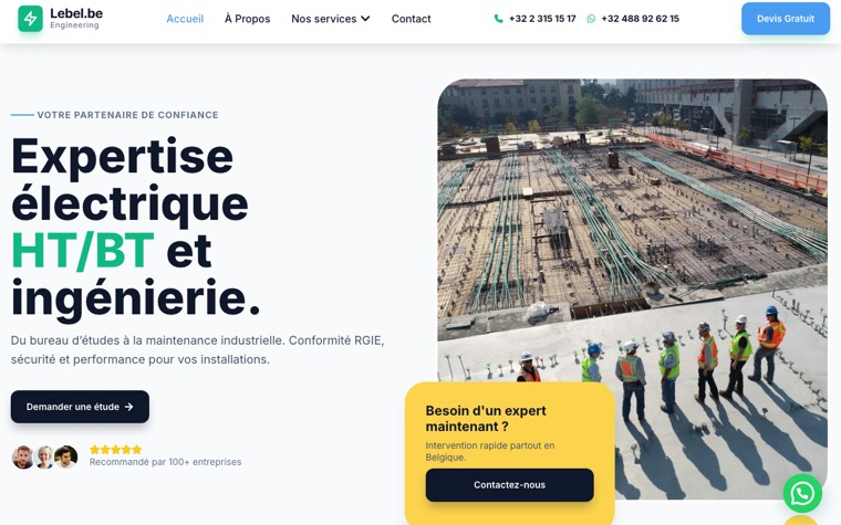 Interface de Lebel Ingénierie
